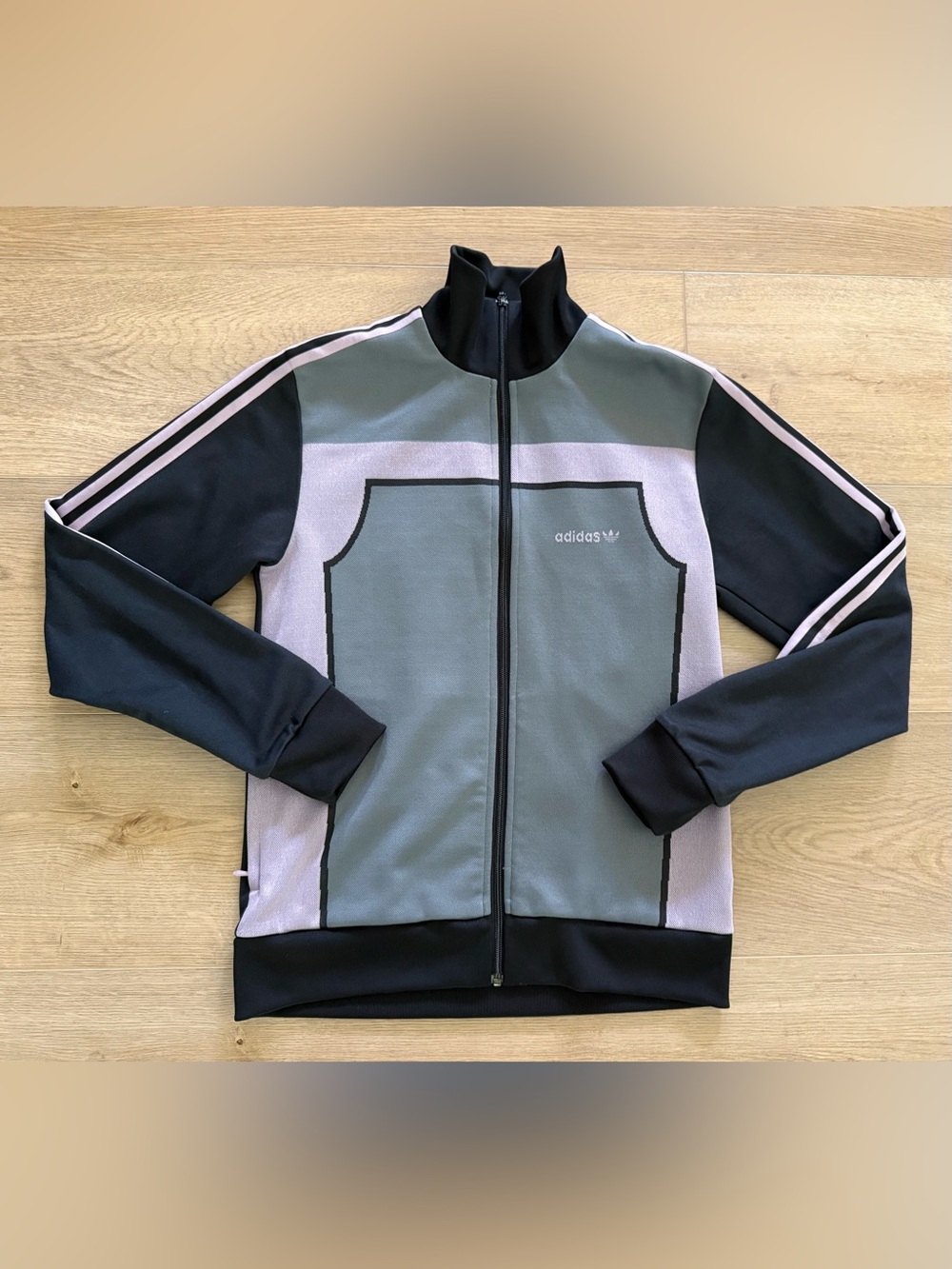 Vintage adidas Originals Archive Collection Track Jacket Gray Lavender Men’s S